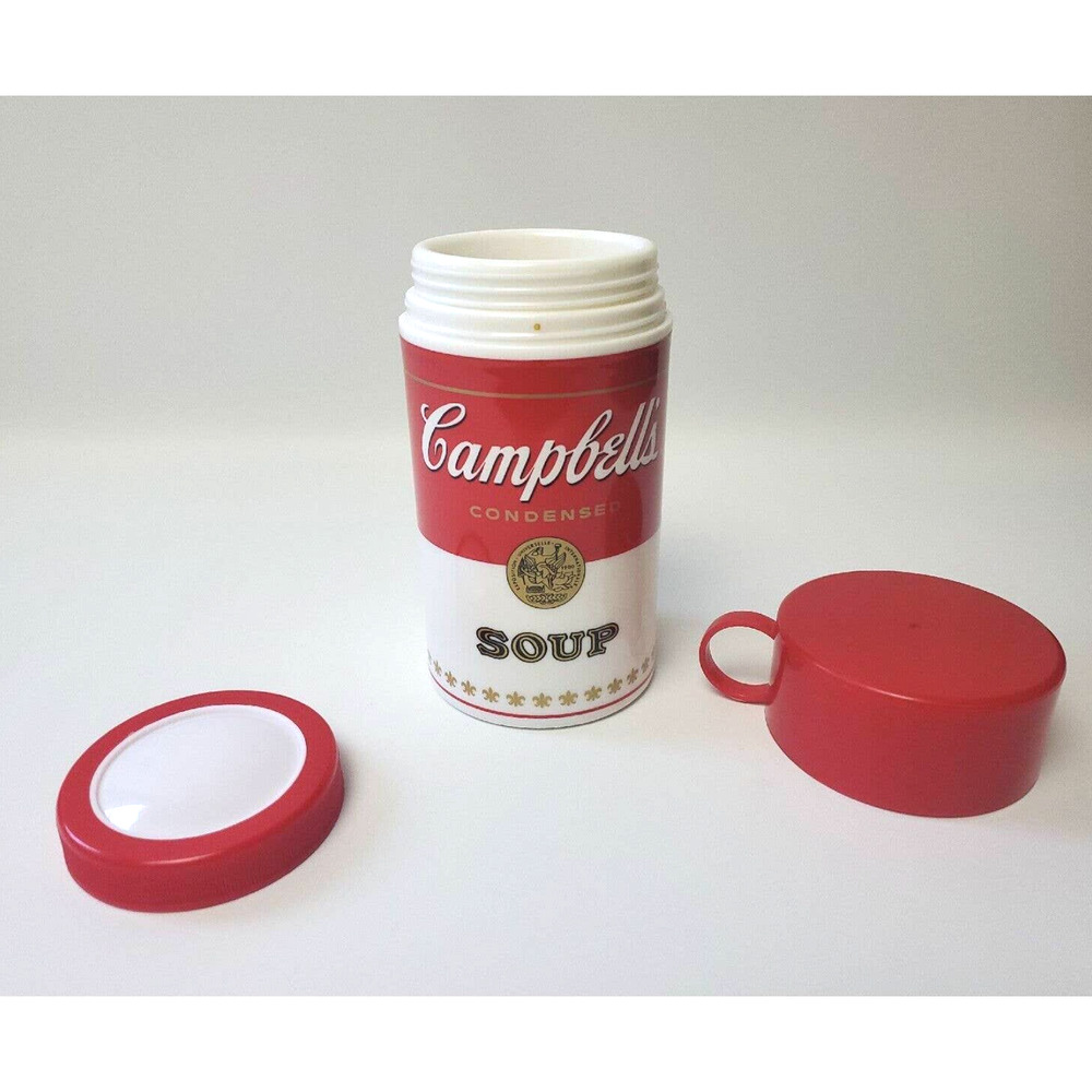 VINTAGE 1998 CAMPBELLS SOUP THERMOS HOT/COLD LUNCH 11.5 oz. With LID CUP USA